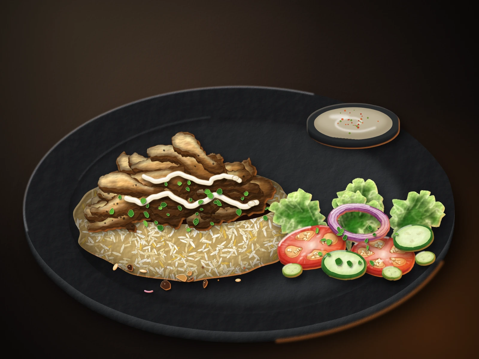 Chicken Shawarma Plate