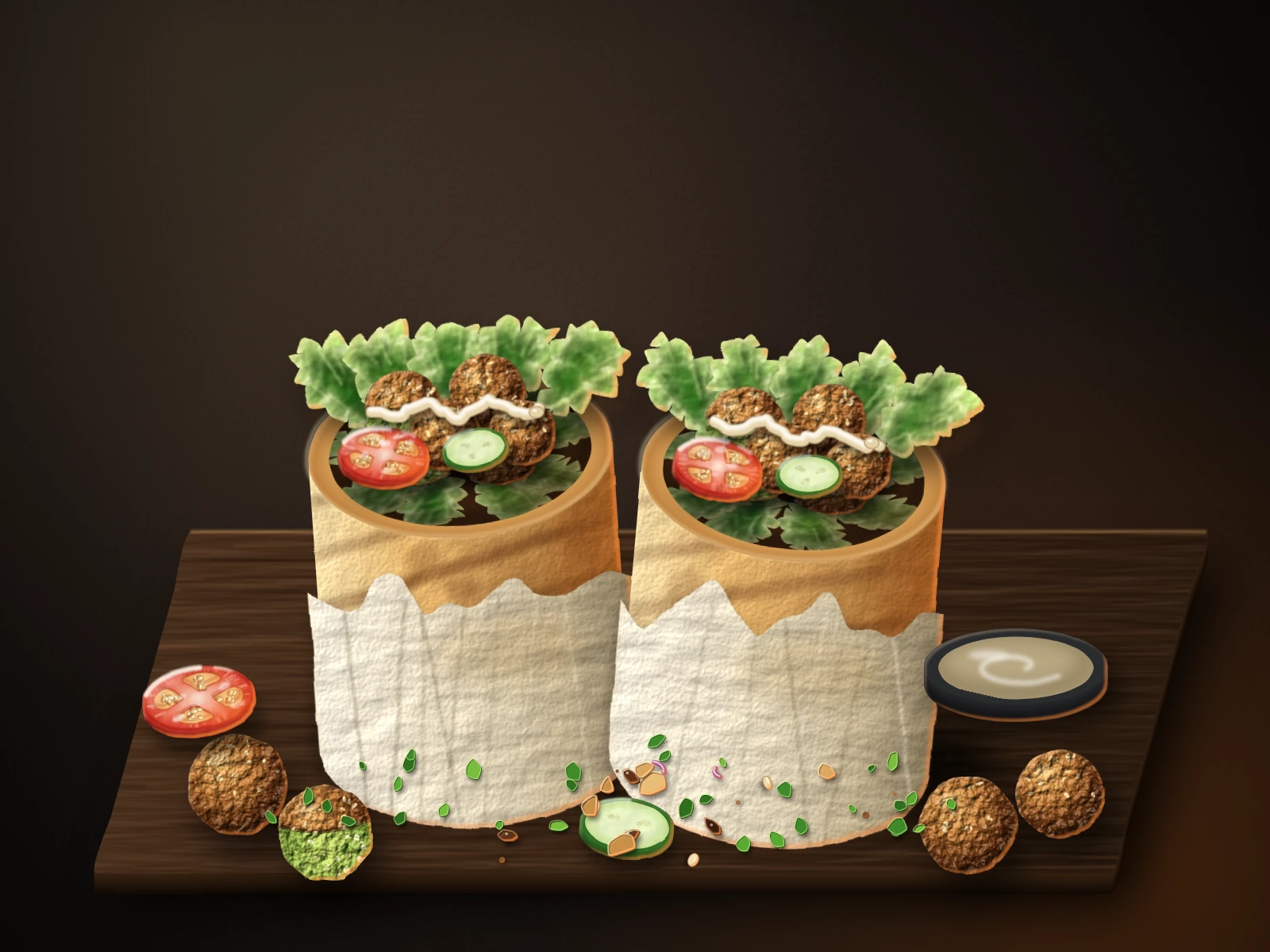Falafel Wrap